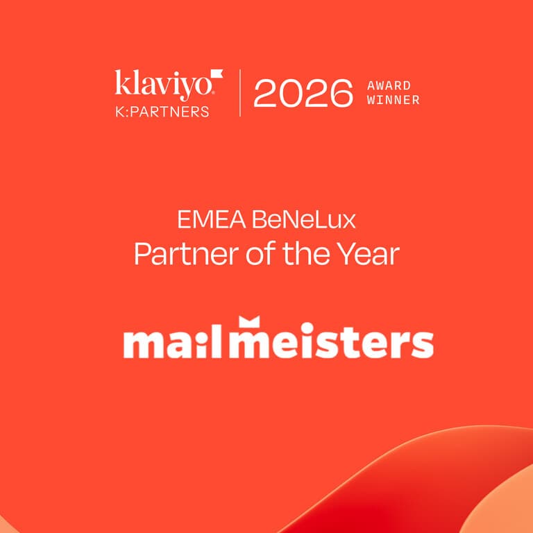 Klaviyo K:Partners 2026 Award Winner, EMEA BeNeLux Partner of the Year
